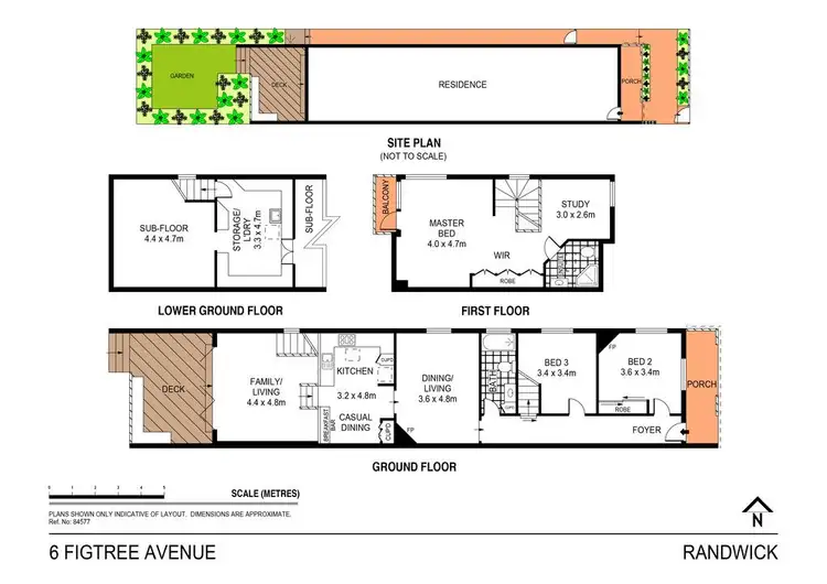 Floorplan of Homely house listing, 6 Figtree Avenue, Randwick NSW 2031