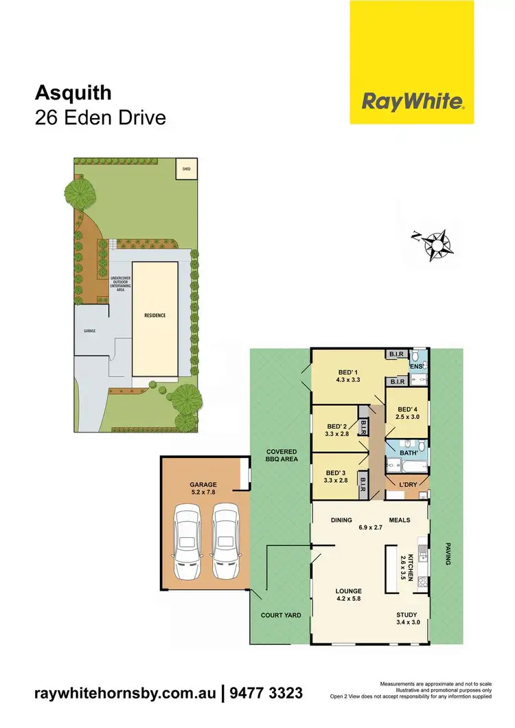 Floorplan of Homely house listing, 26 Eden Drive, Asquith NSW 2077