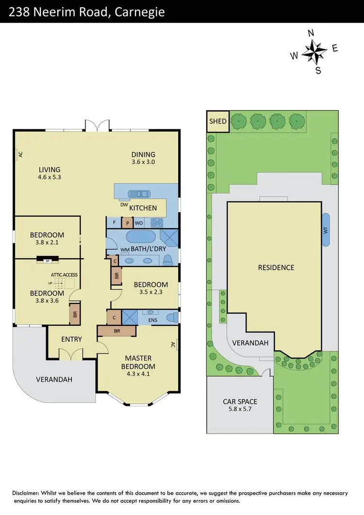Floorplan of Homely house listing, 238 Neerim Road, Carnegie VIC 3163