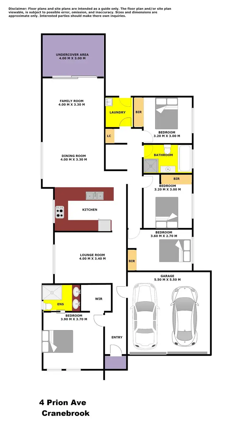 Floorplan of Homely house listing, 4 Prion Avenue, Cranebrook NSW 2749