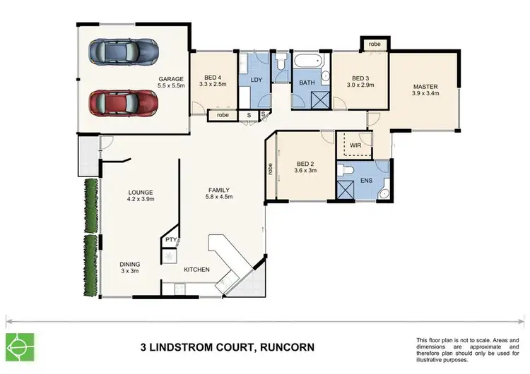 Floorplan of Homely house listing, 3 Lindstrom Court, Runcorn QLD 4113