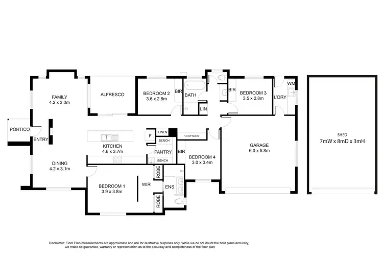 Floorplan of Homely house listing, 2 Mountain Court, Mount Gambier SA 5290