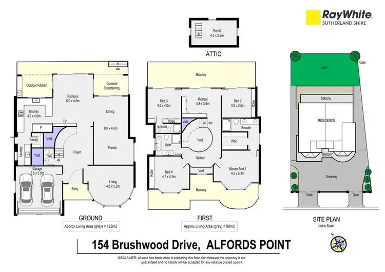 Floorplan of Homely house listing, 154 Brushwood Drive, Alfords Point NSW 2234