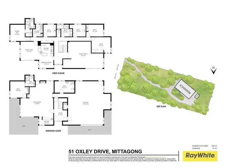 Floorplan of Homely house listing, 51 Oxley Drive, Mittagong NSW 2575