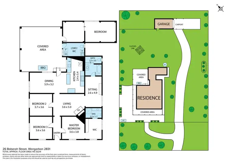 Floorplan of Homely house listing, 26 Boberah Street, Wongarbon NSW 2831