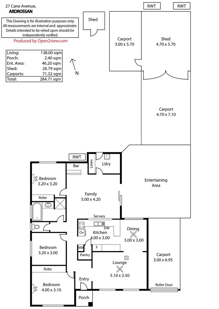 Floorplan of Homely house listing, 27 Cane Avenue, Ardrossan SA 5571