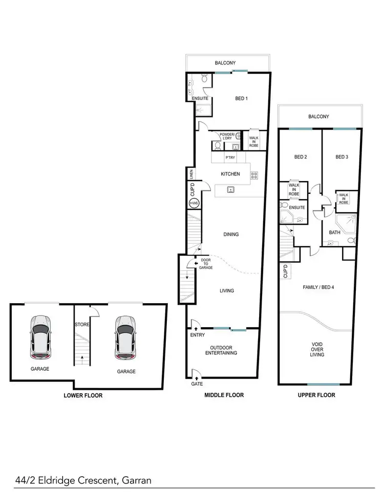 Floorplan of Homely house listing, 44/2 Eldridge Crescent, Garran ACT 2605