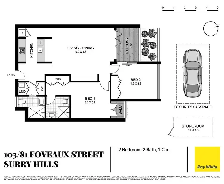 Floorplan of Homely apartment listing, 103/81 Foveaux Street, Surry Hills NSW 2010