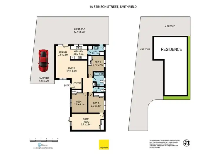 Floorplan of Homely house listing, 1a Stimson Street, Smithfield NSW 2164