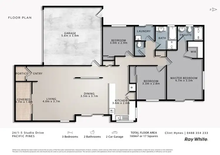 Floorplan of Homely house listing, 24/1 Studio Drive, Pacific Pines QLD 4211