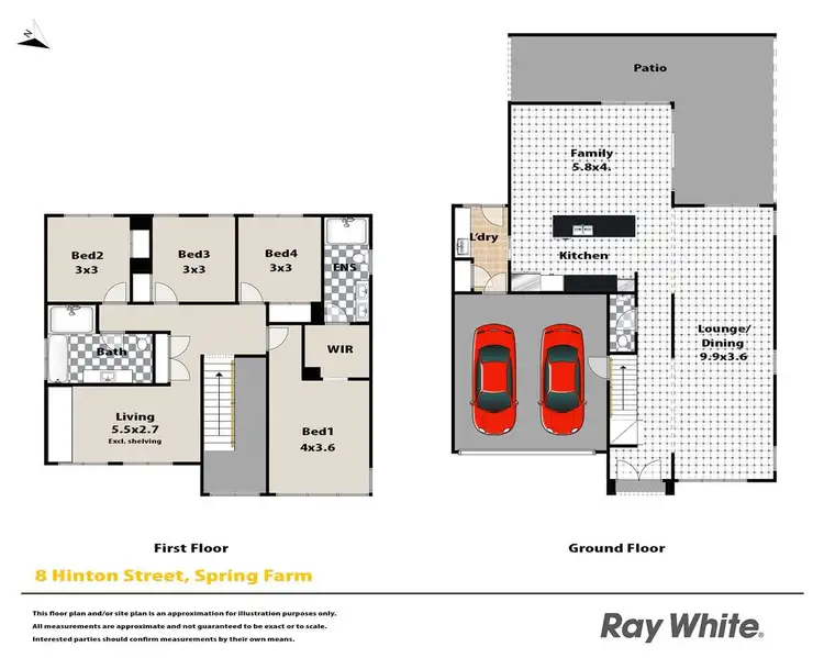 Floorplan of Homely house listing, 8 Hinton Street, Spring Farm NSW 2570