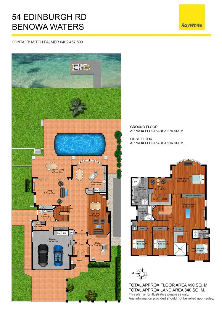 Floorplan of Homely house listing, 54 Edinburgh Road, Benowa Waters QLD 4217