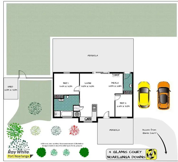 Floorplan of Homely house listing, 4 Glamis Court, Noarlunga Downs SA 5168