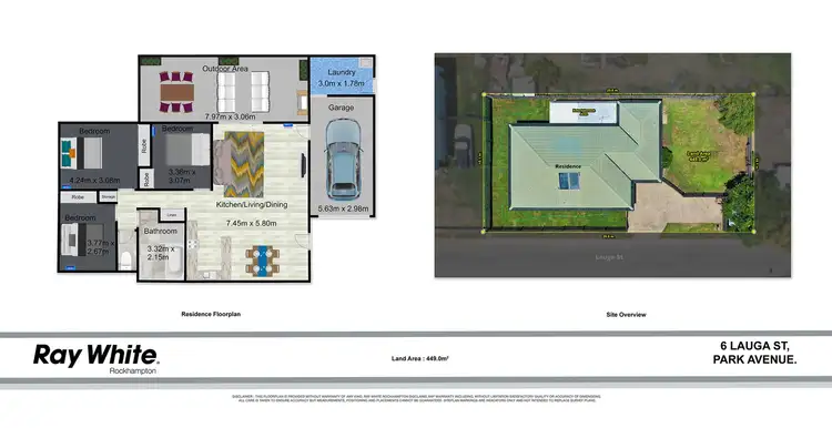Floorplan of Homely house listing, 6 Lauga Street, Park Avenue QLD 4701