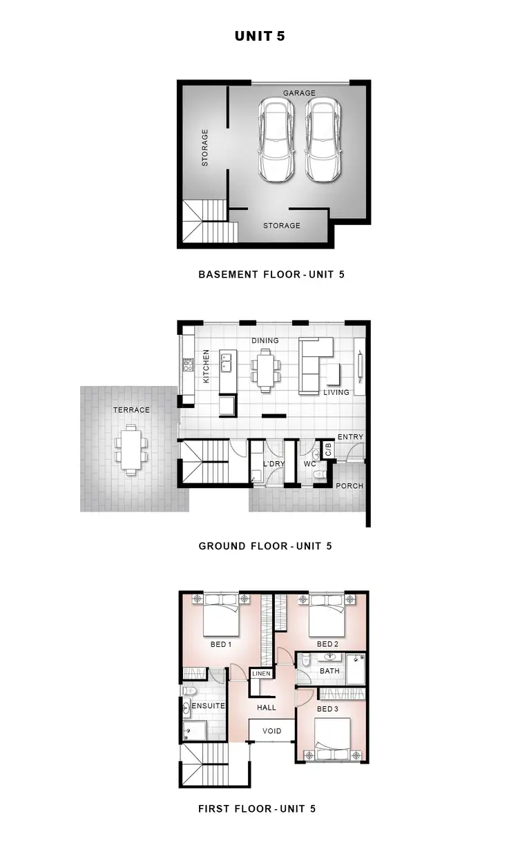 Floorplan of Homely townhouse listing, 5/4 Gardeners Crescent, Shellharbour NSW 2529