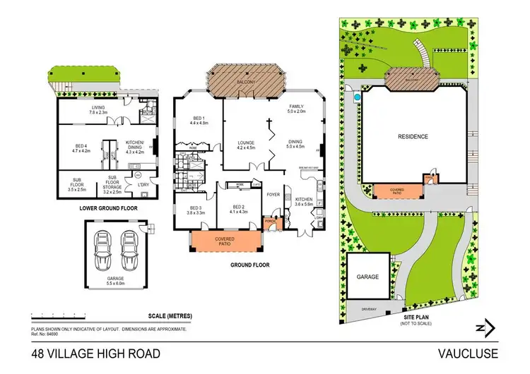 Floorplan of Homely house listing, 48 Village High Road, Vaucluse NSW 2030