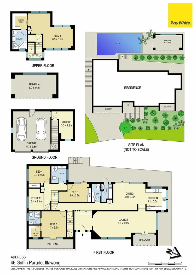 Floorplan of Homely house listing, 46 Griffin Parade, Illawong NSW 2234
