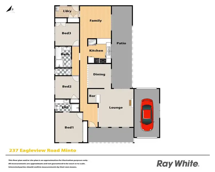 Floorplan of Homely house listing, 237 Eagleview Road, Minto NSW 2566