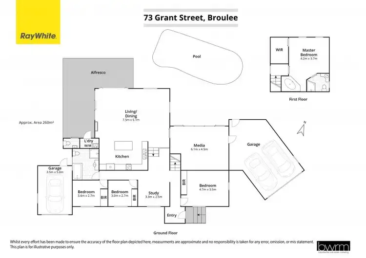 Floorplan of Homely house listing, 73 Grant Street, Broulee NSW 2537