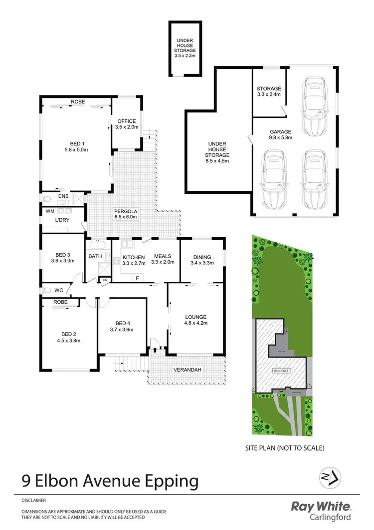 Floorplan of Homely house listing, 9 Elbon Avenue, Epping NSW 2121