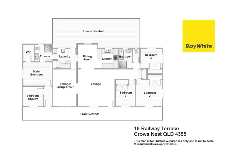 Floorplan of Homely house listing, 16 Railway Terrace, Crows Nest QLD 4355