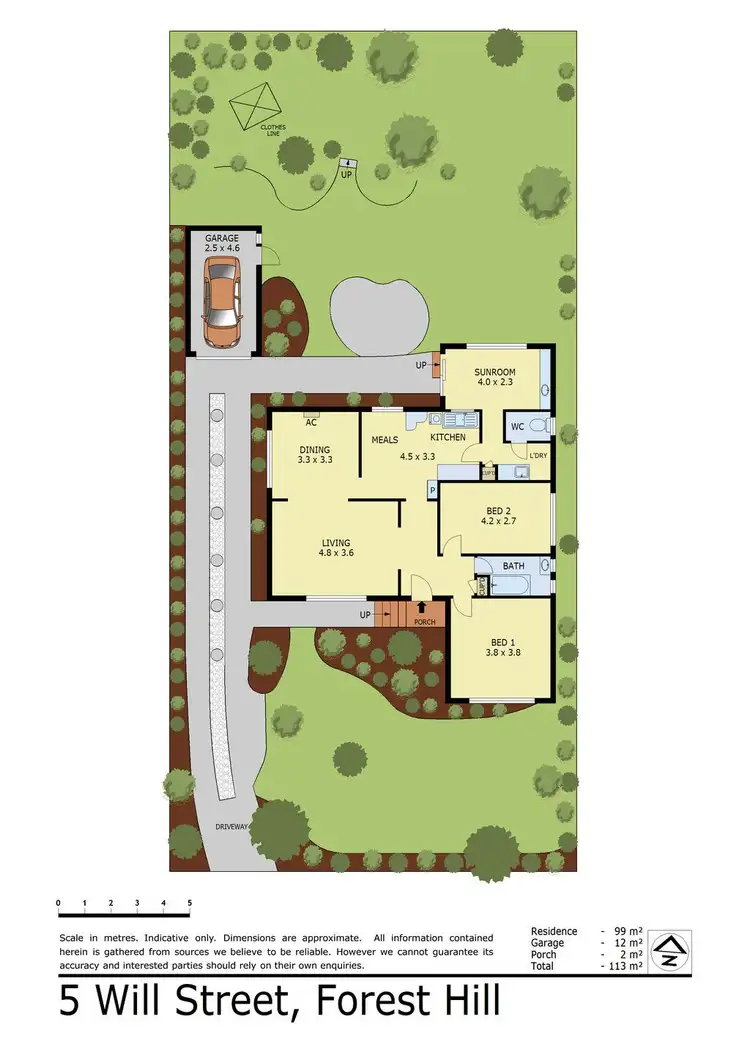 Floorplan of Homely house listing, 5 Will Street, Forest Hill VIC 3131