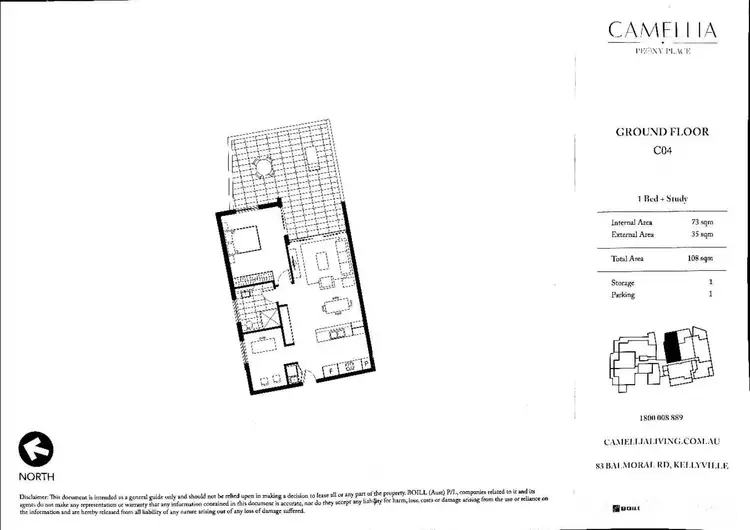 Floorplan of Homely apartment listing, C-G35/2 Gerbera Place, Kellyville NSW 2155