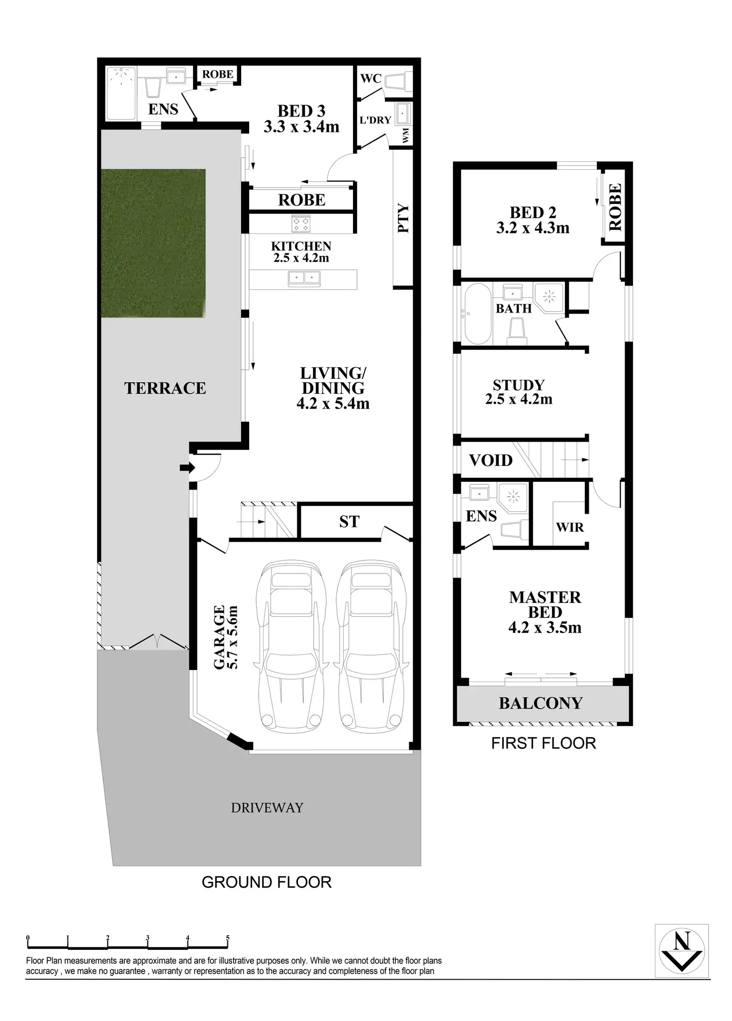 Floorplan of Homely townhouse listing, 2 Chloe Circuit, Norwest NSW 2153