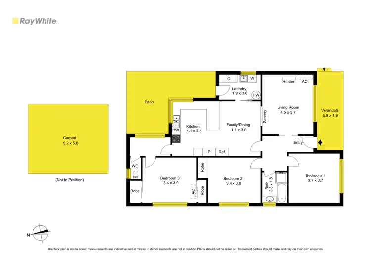Floorplan of Homely unit listing, 1/36 Westall Street, Thomastown VIC 3074