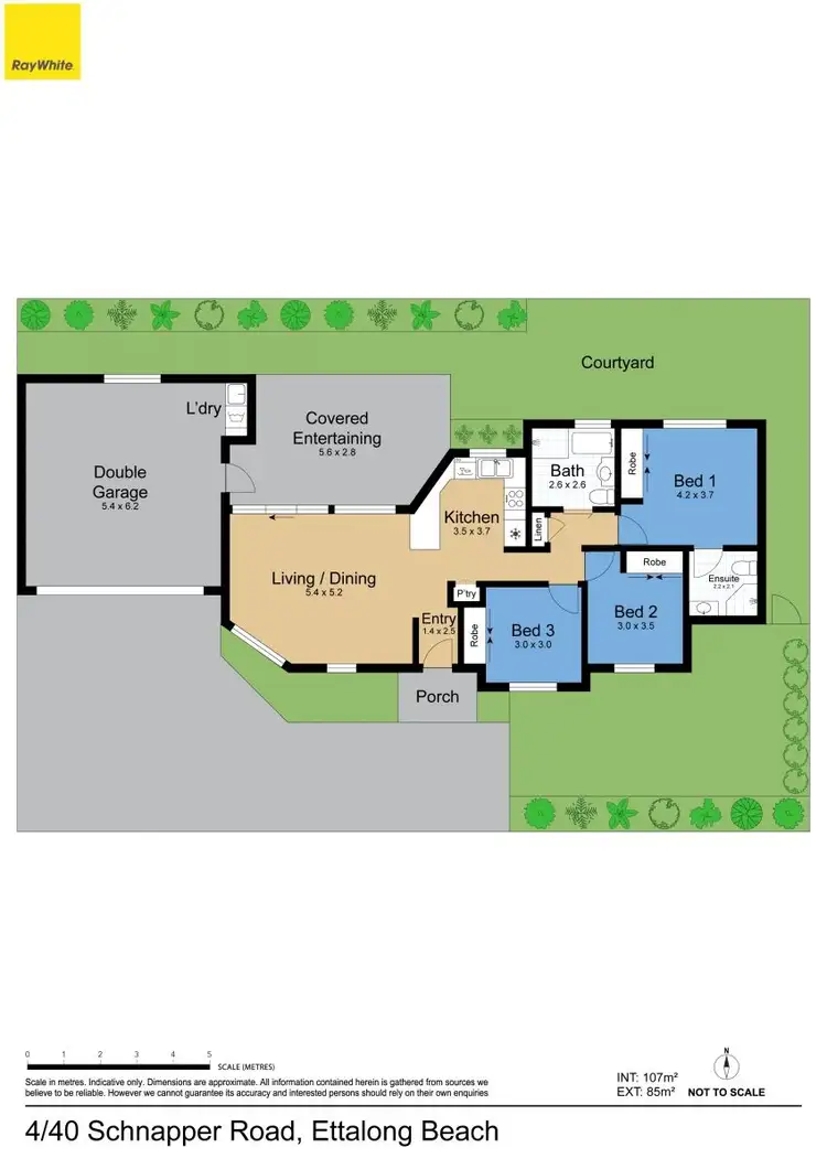 Floorplan of Homely villa listing, 4/40 Schnapper Road, Ettalong Beach NSW 2257