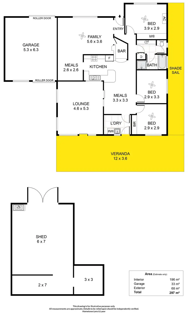 Floorplan of Homely house listing, 25 Blacker Road, Aldinga Beach SA 5173