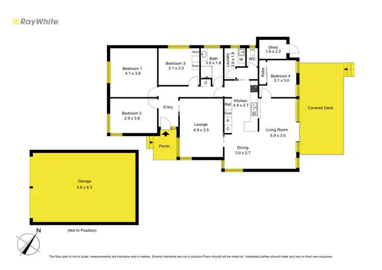 Floorplan of Homely house listing, 222 Darebin Drive, Lalor VIC 3075