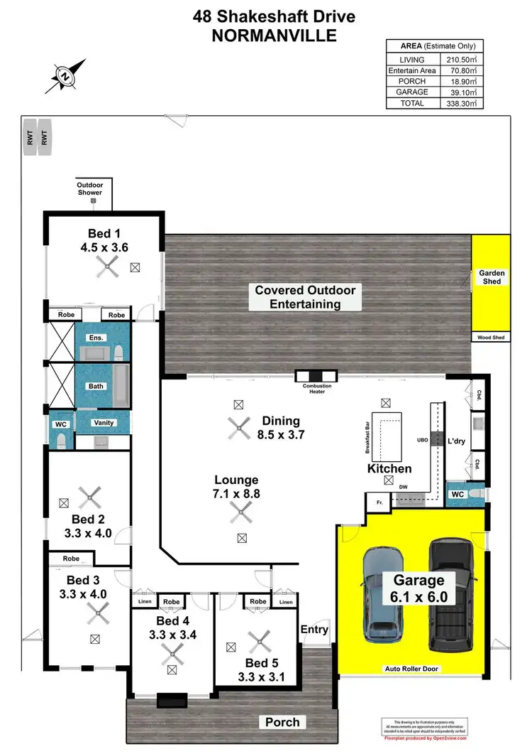Floorplan of Homely house listing, 48 Shakeshaft Drive (Carrickalinga Sands), Normanville SA 5204