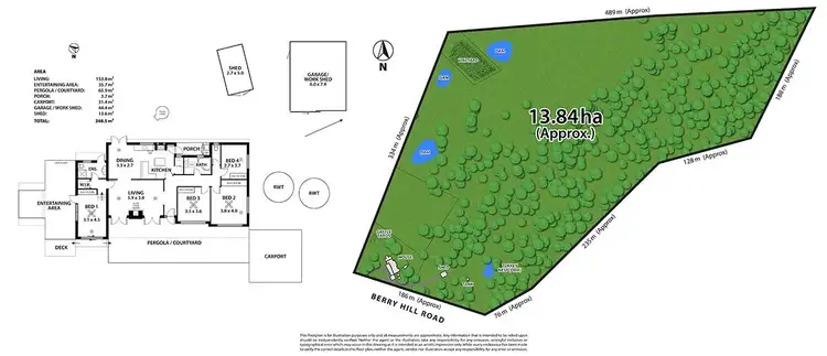 Floorplan of Homely rural property listing, 61 Berry Hill Road, Cudlee Creek SA 5232