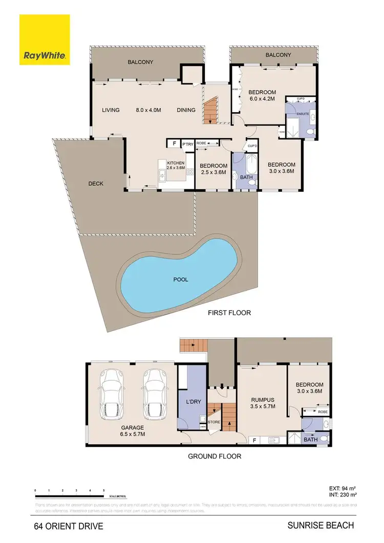 Floorplan of Homely house listing, 64 Orient Drive, Sunrise Beach QLD 4567