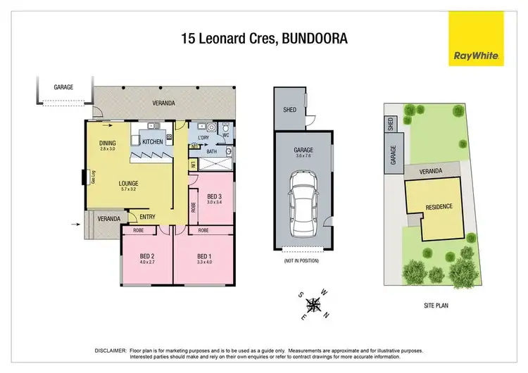 Floorplan of Homely house listing, 15 Leonard Crescent, Bundoora VIC 3083
