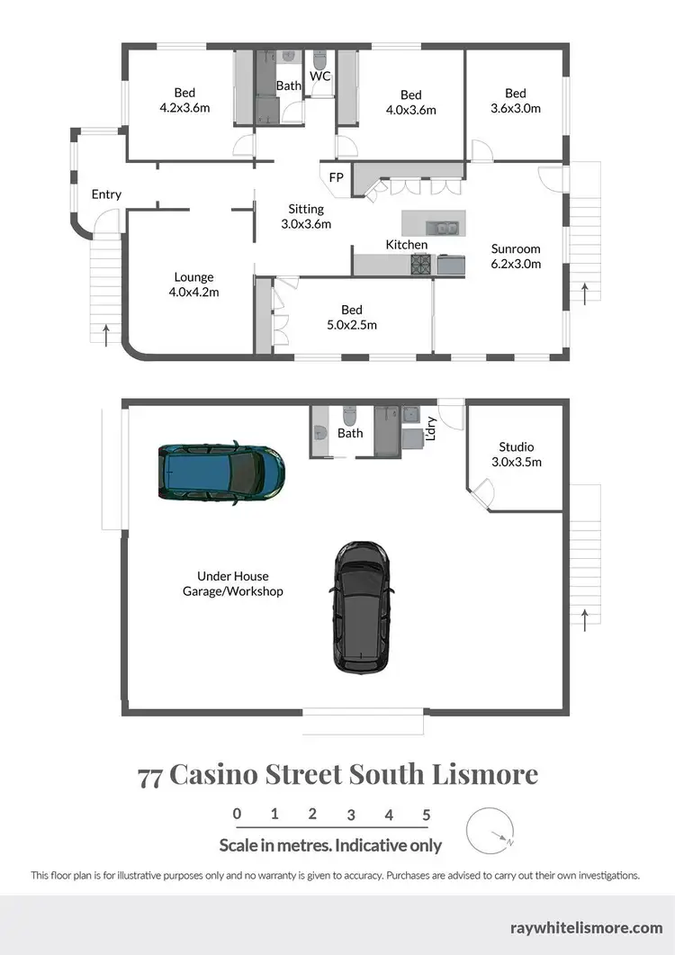 Floorplan of Homely house listing, 77 Casino Street, South Lismore NSW 2480