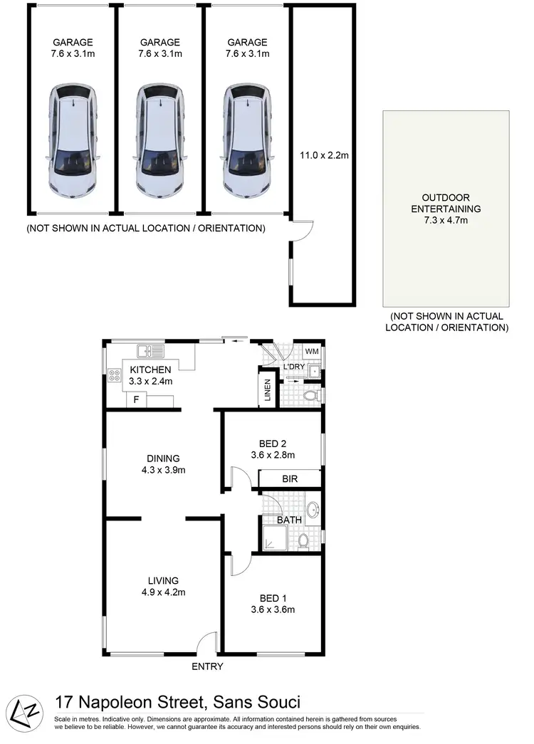 Floorplan of Homely house listing, 17 Napoleon Street, Sans Souci NSW 2219