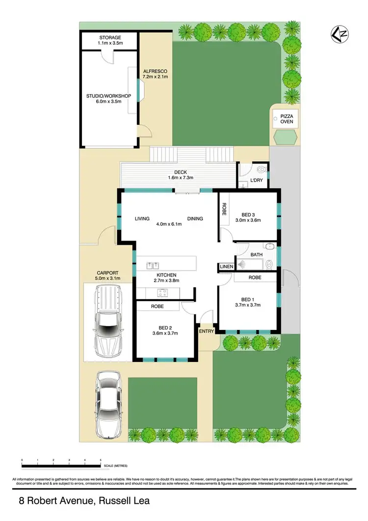 Floorplan of Homely house listing, 8 Robert Avenue, Russell Lea NSW 2046