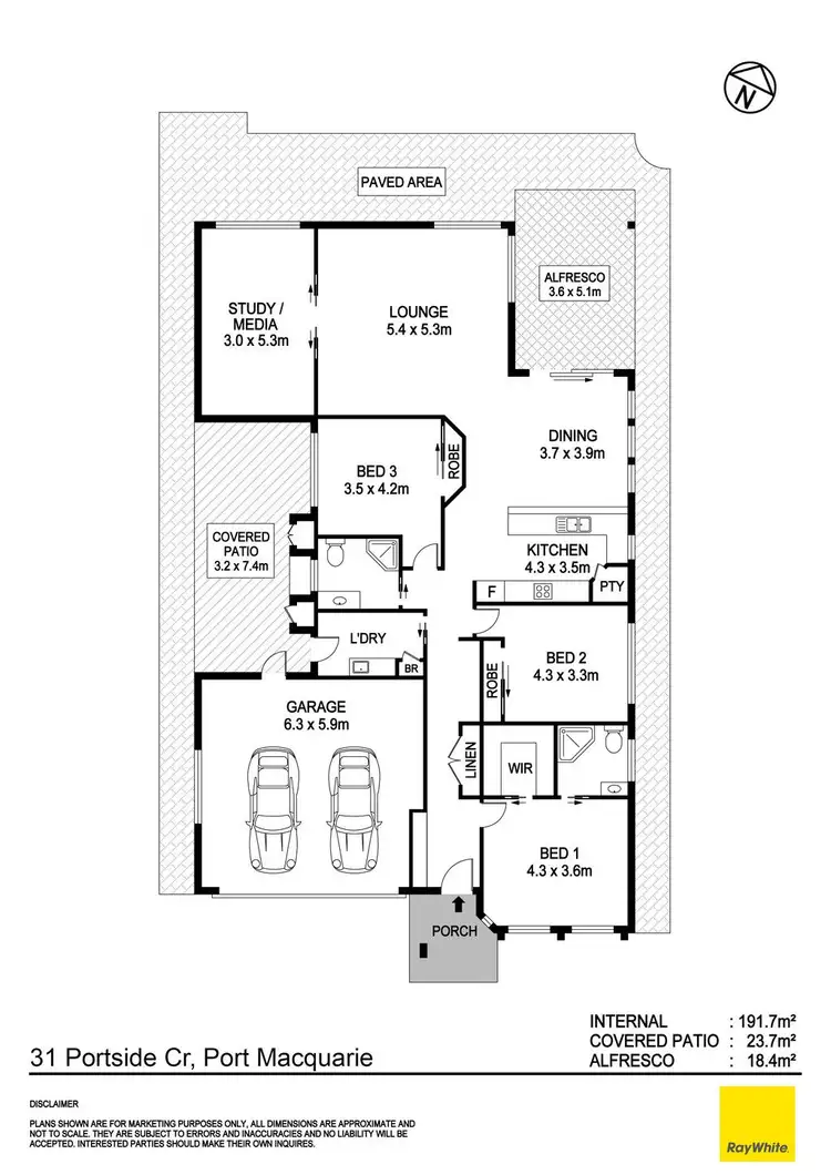 Floorplan of Homely house listing, 31 Portside Crescent, Port Macquarie NSW 2444