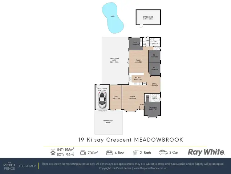 Floorplan of Homely house listing, 19 Kilsay Crescent, Meadowbrook QLD 4131