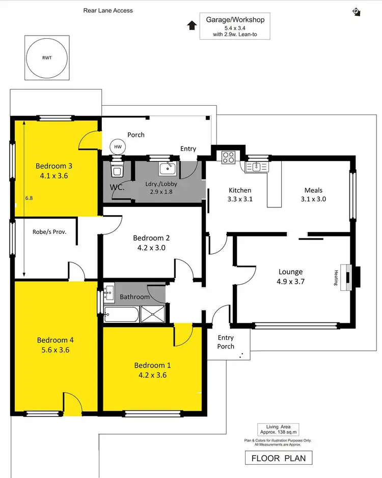 Floorplan of Homely house listing, 101 Ral Ral Avenue, Renmark SA 5341