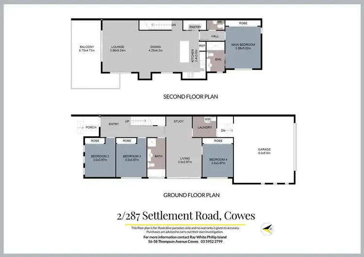 Floorplan of Homely townhouse listing, 2/287 Settlement Road, Cowes VIC 3922