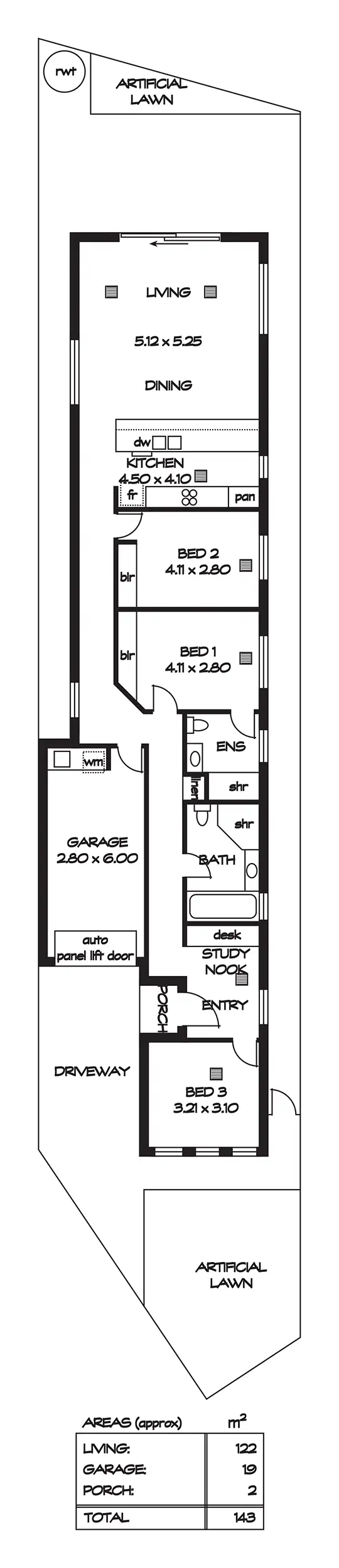 Floorplan of Homely house listing, 40C McLauchlan Road, Windsor Gardens SA 5087