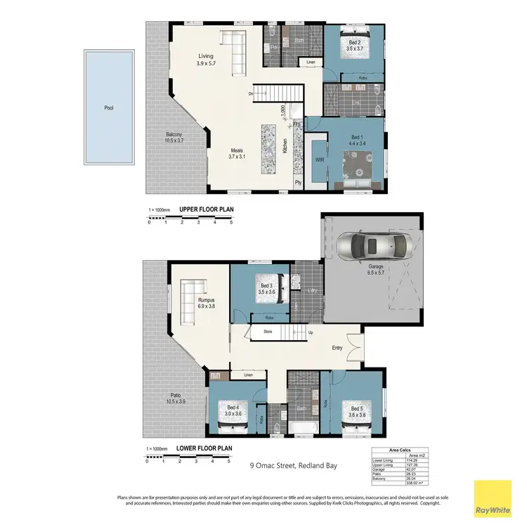 Floorplan of Homely house listing, 9 Omac Street, Redland Bay QLD 4165