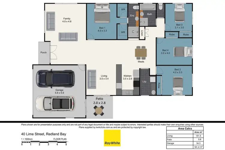 Floorplan of Homely house listing, 40 Lime Street, Redland Bay QLD 4165