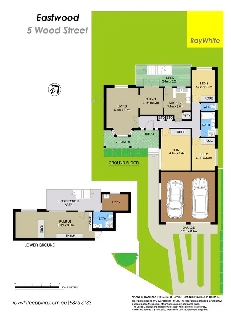 Floorplan of Homely house listing, 5 Wood Street, Eastwood NSW 2122