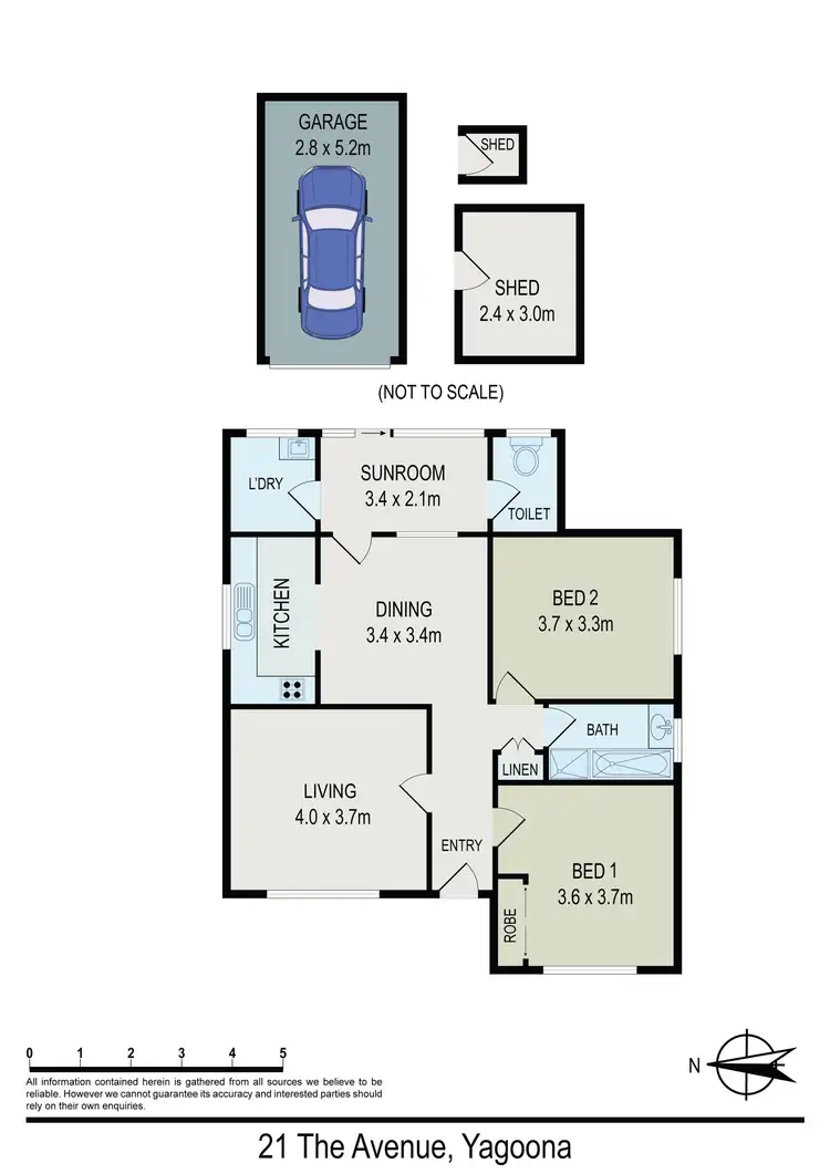 Floorplan of Homely house listing, 21 The Avenue, Yagoona NSW 2199