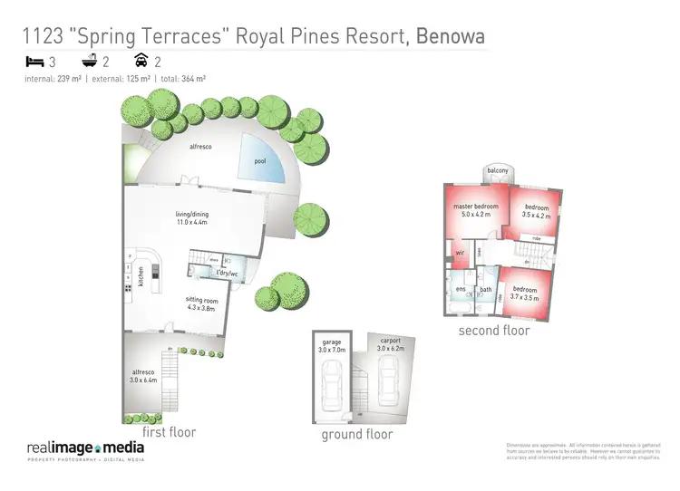 Floorplan of Homely villa listing, 1123 Spring Terraces Royal Pines, Benowa QLD 4217