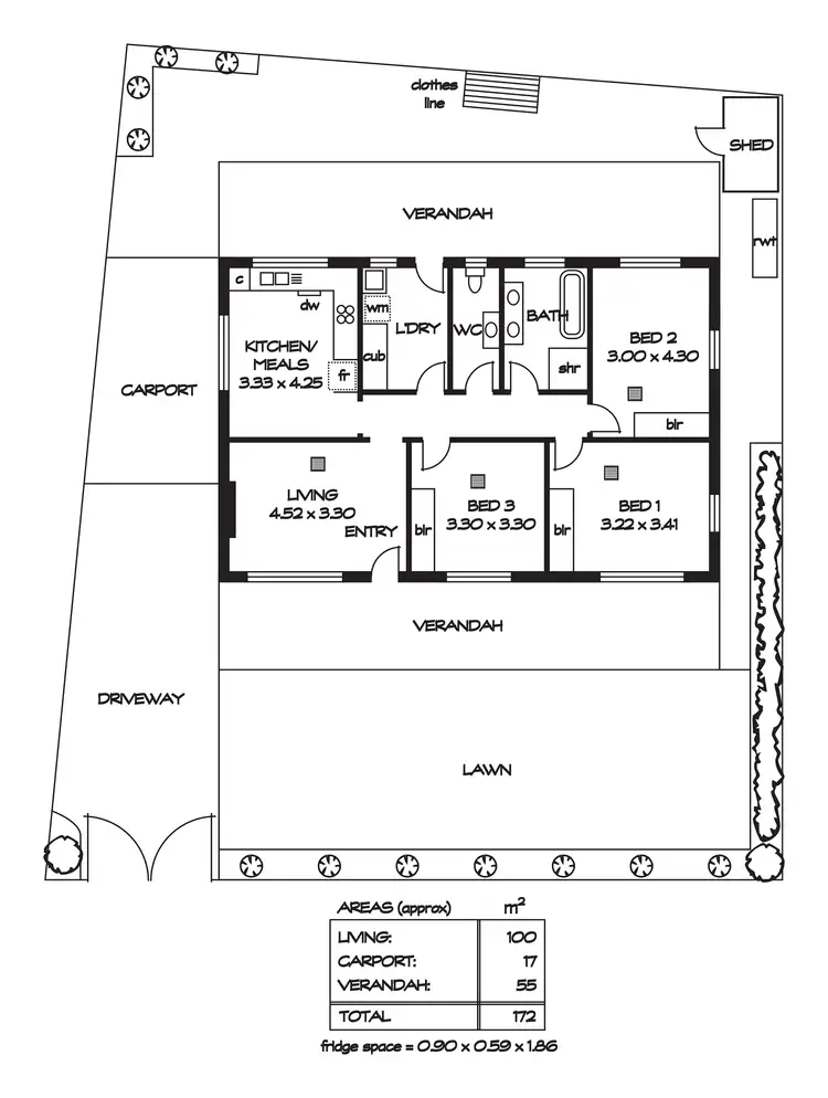 Floorplan of Homely house listing, 2 Hardy Street, Paradise SA 5075
